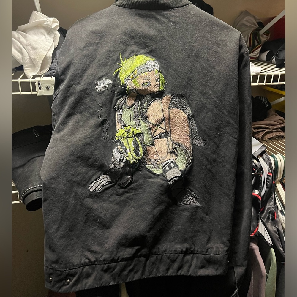 stitch work jacket